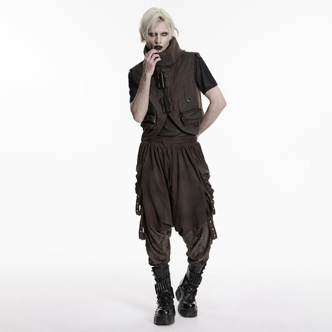 Wasteland distressed drop-crotch pants