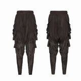 Wasteland distressed drop-crotch pants