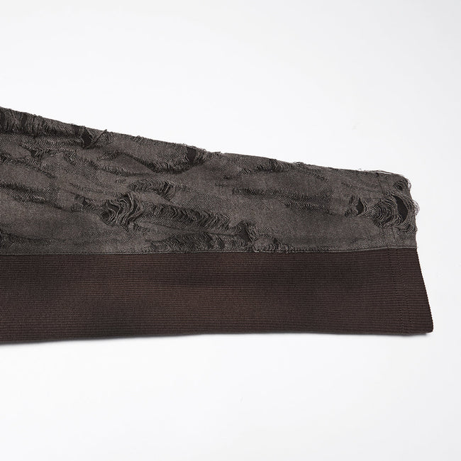 Wasteland distressed drop-crotch pants