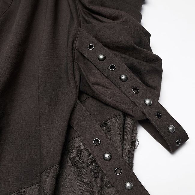 Wasteland distressed drop-crotch pants