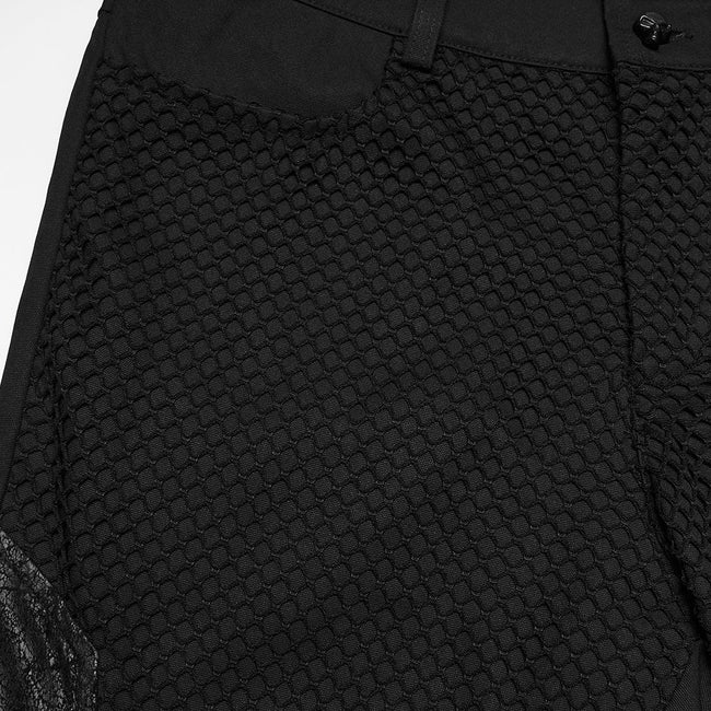 Punk minimalist buckle pants