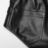 Punk metal hot shorts for women