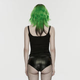 Punk metal hot shorts for women
