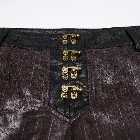 Men's Steampunk striped pants