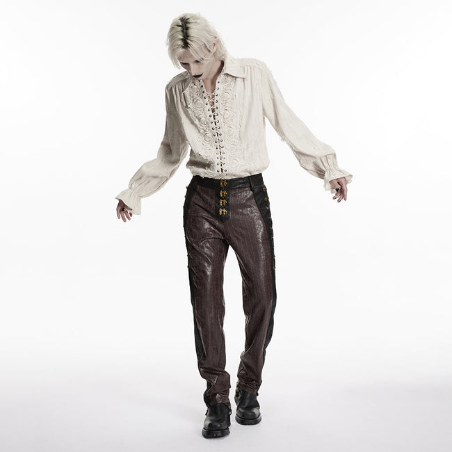Men's Steampunk striped pants