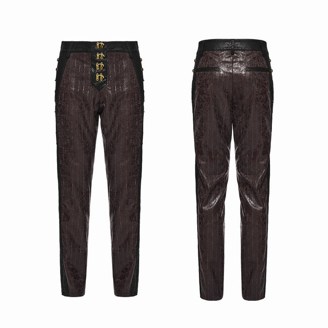 Men's Steampunk striped pants