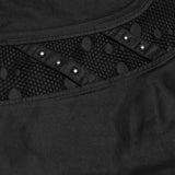 Punk personalized suede shorts
