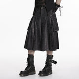 Punk vintage skirt-pants
