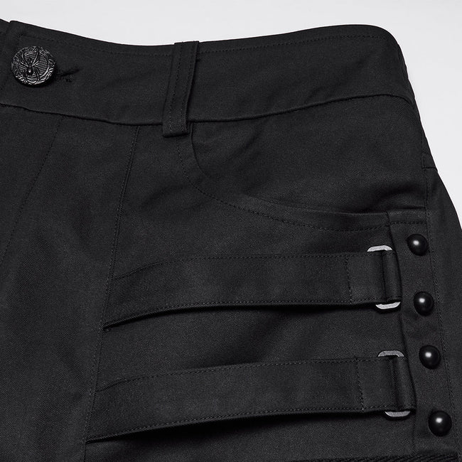 Dark functional vest pants