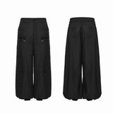 Dark functional vest pants