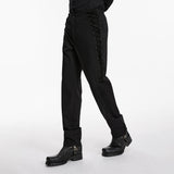 Goth Strapped Pants For Men