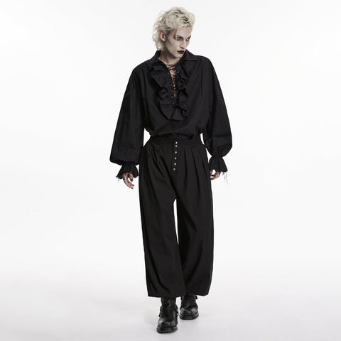 Goth tapered pants