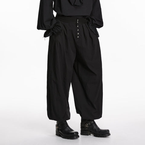 Goth tapered pants