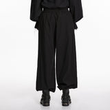 Goth tapered pants