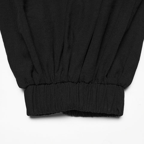 Goth tapered pants