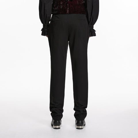 Goth Plant Embroidered Pants