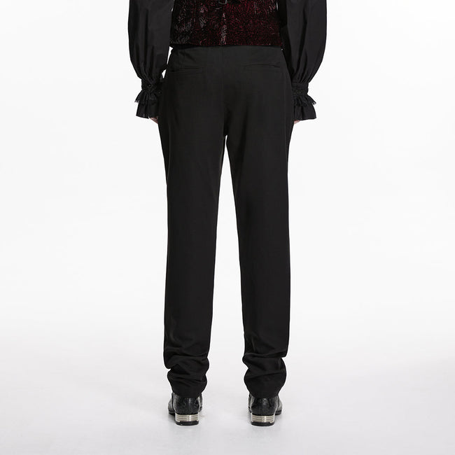 Goth Plant Embroidered Pants