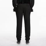 Goth Plant Embroidered Pants