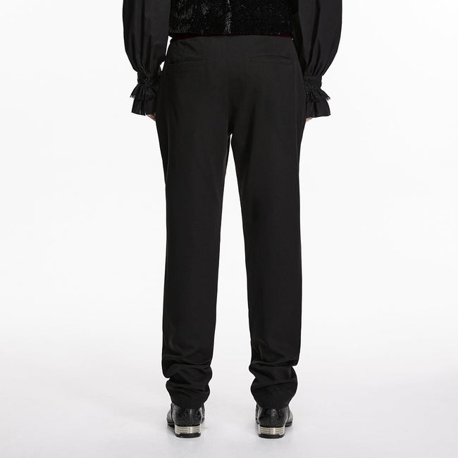 Goth Plant Embroidered Pants