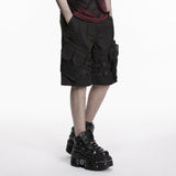 Punk street functional shorts