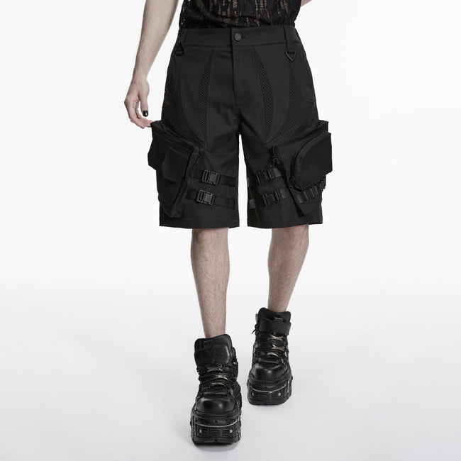 Punk street functional shorts