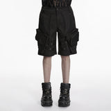 Punk street functional shorts