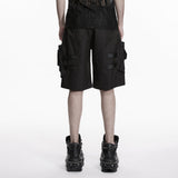 Punk street functional shorts