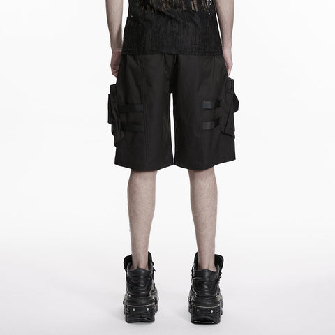 Punk street functional shorts