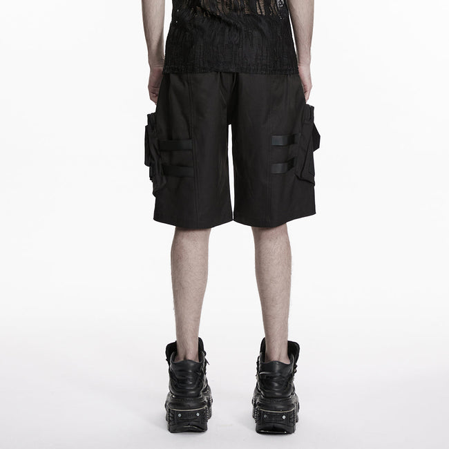 Punk street functional shorts