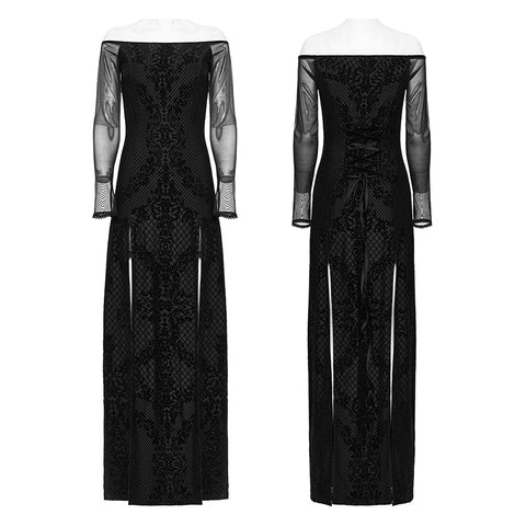 Gothic Sexy Split Dress