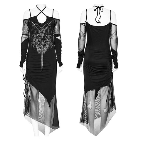Gothic mystery slip dress