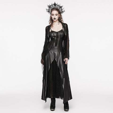 Gothic braided slip dress