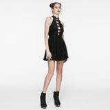 Goth Rose Print Dress