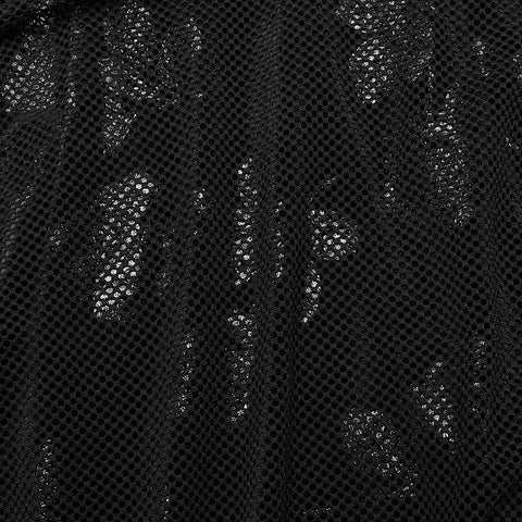 Goth Rose Print Dress