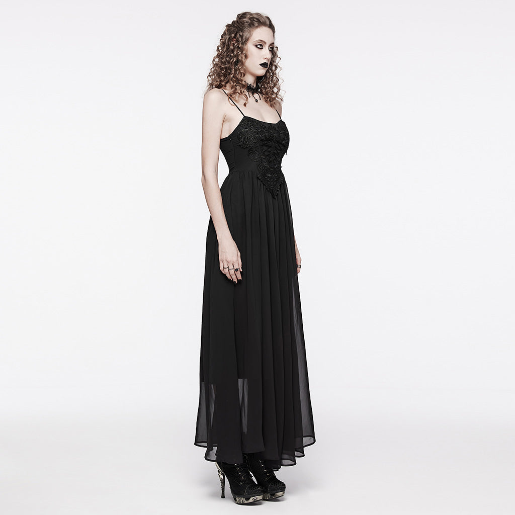 Goth Gorgeous Slip Dress– PUNK RAVE UK