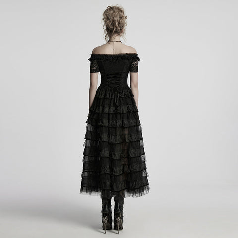 Steampunk lace dress