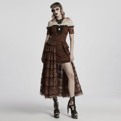 Steampunk lace dress