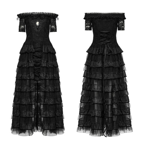 Steampunk lace dress