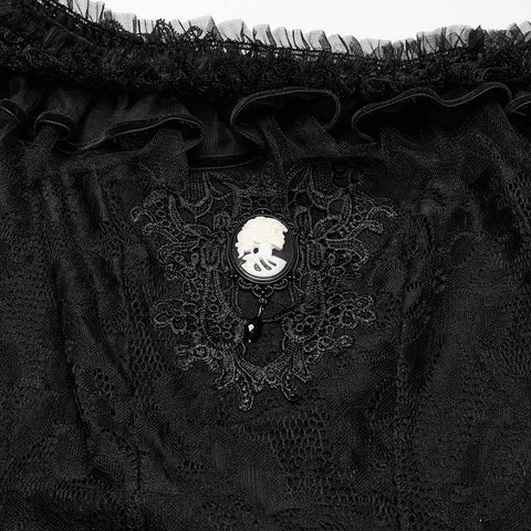 Steampunk lace dress