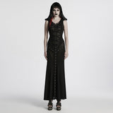 Punk hooded visual dress