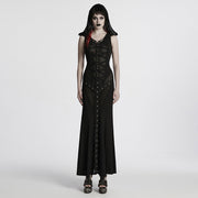 Punk hooded visual dress
