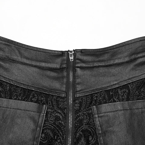 Gothic visual lace skirt