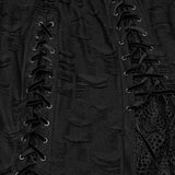 Goth irregular split dress