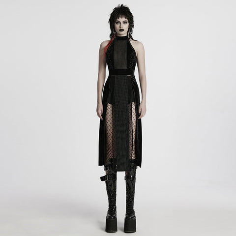Gothic sexy long dress