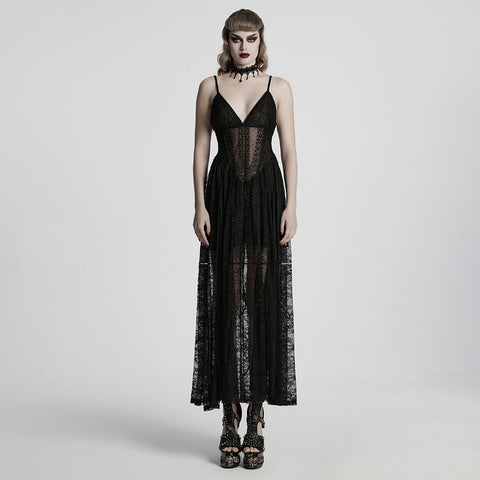 Gothic sexy lace dress