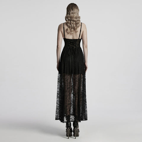 Gothic sexy lace dress