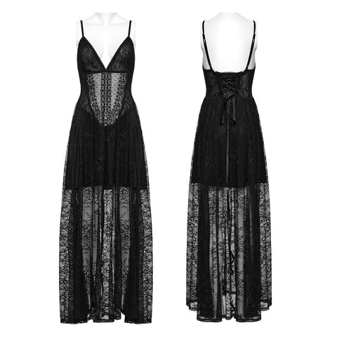 Gothic sexy lace dress