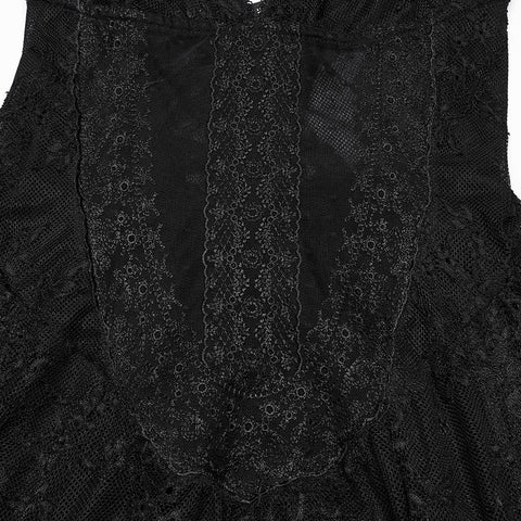 Gothic sexy lace dress