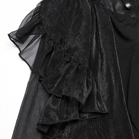 Gothic Romantic Chiffon Skirt
