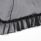 Gothic Romantic Chiffon Skirt